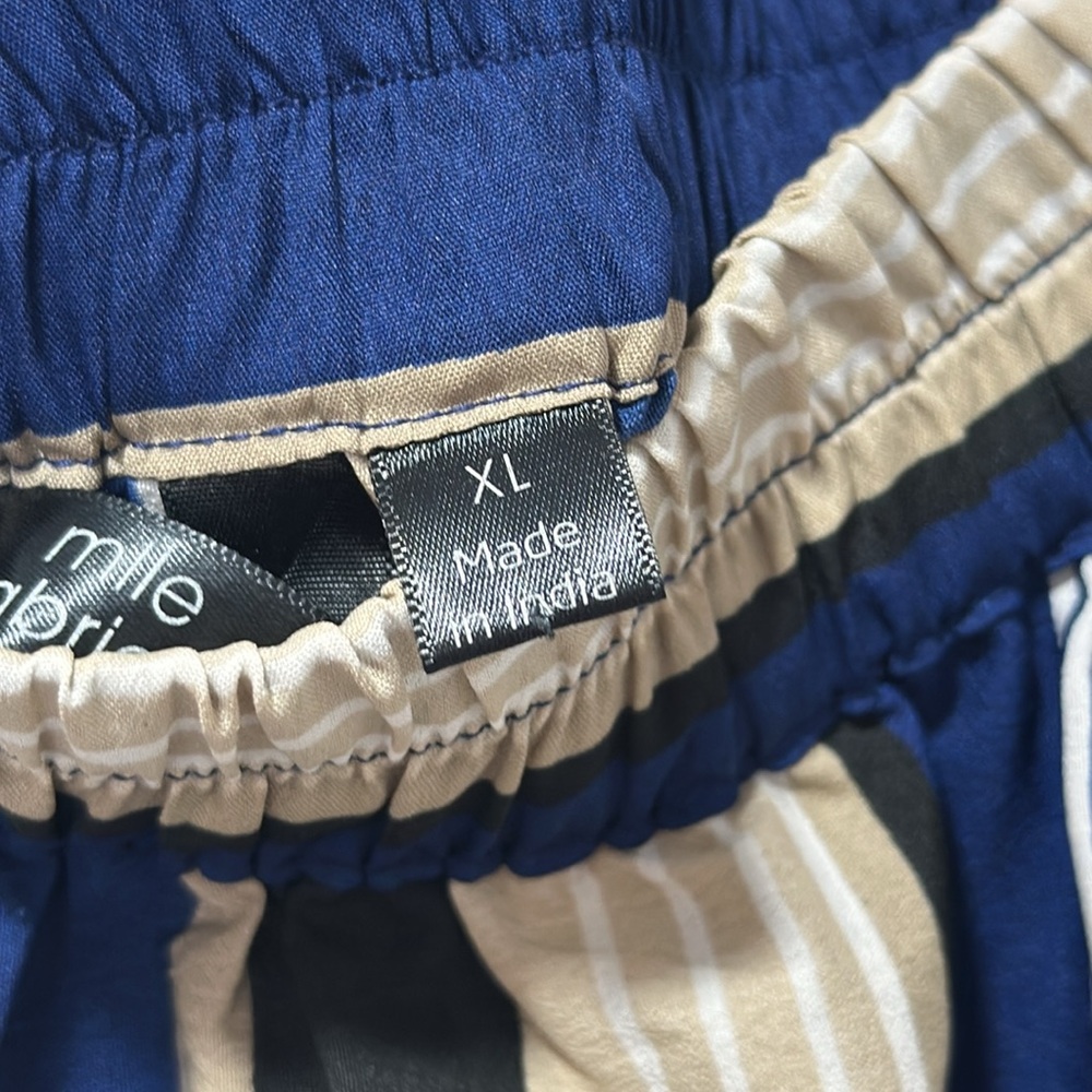 Mlle Gabrielle Striped Maxi Skirt‎ Size XL Flowy High Rise Stretch - Picture 5 of 8